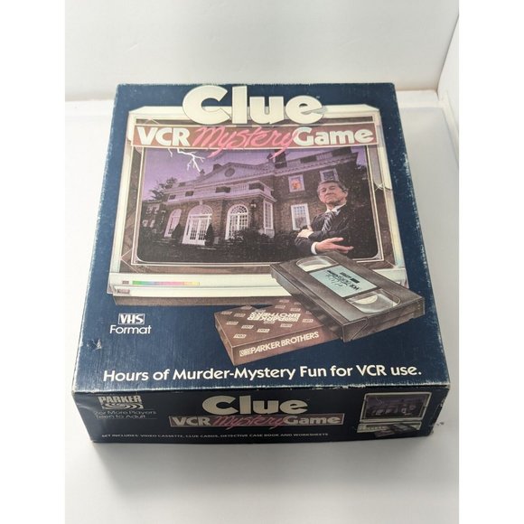 Toys | Clue Vcr Mystery Game Vhs Format Complete 1985 Vintage | Poshmark